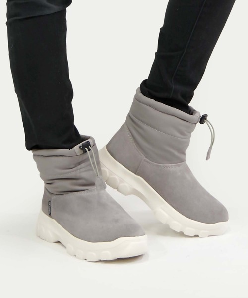 RUBBER DUCK（ラバーダック）の「RUBBER DUCK（ラバーダック） / スノーブーツ Kash Style（ブーツ・レディース・グレイッシュベージュ/ブラック/ブラック×グリーン/グレー・36/40/37/39/38/41/42）」の4枚目の写真