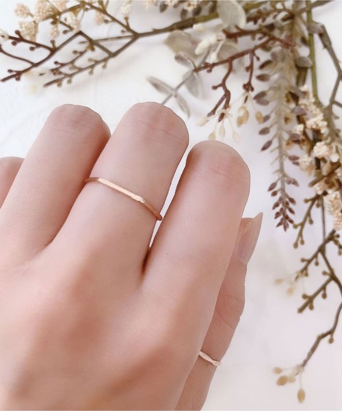fing.（フィング）の「harmony クラフトリング（リング・レディース・ピンクゴールド/ゴールド/シルバー・7号/9号/3号/11号/13号/5号/15号）」の8枚目の写真