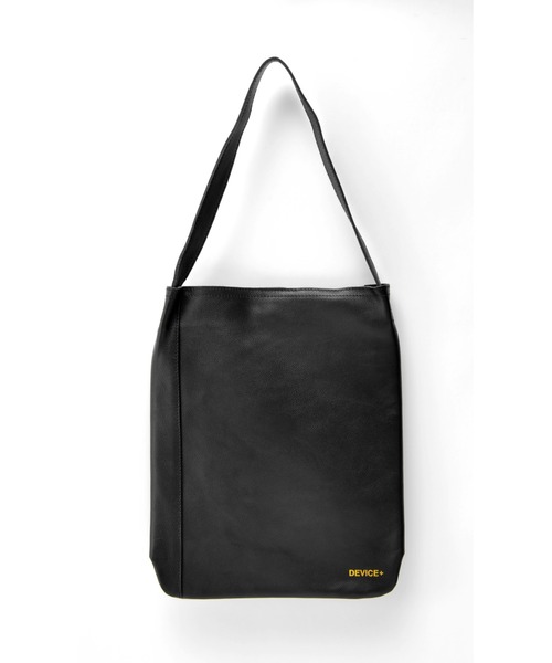 DEVICE+（デバイスプラス）の「DEVICE＋カウレザー オリジナルロゴ トートバッグ（トートバッグ・メンズ・ブラック/ネイビー/ブラウン/グレー・FREE）」の15枚目の写真