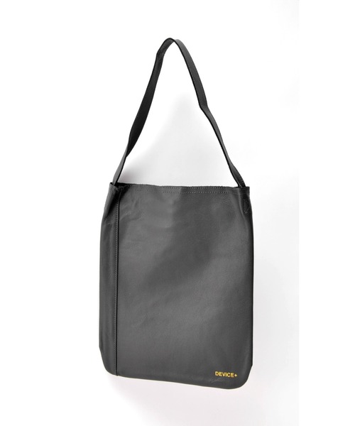 DEVICE+（デバイスプラス）の「DEVICE＋カウレザー オリジナルロゴ トートバッグ（トートバッグ・メンズ・ブラック/ネイビー/ブラウン/グレー・FREE）」の19枚目の写真