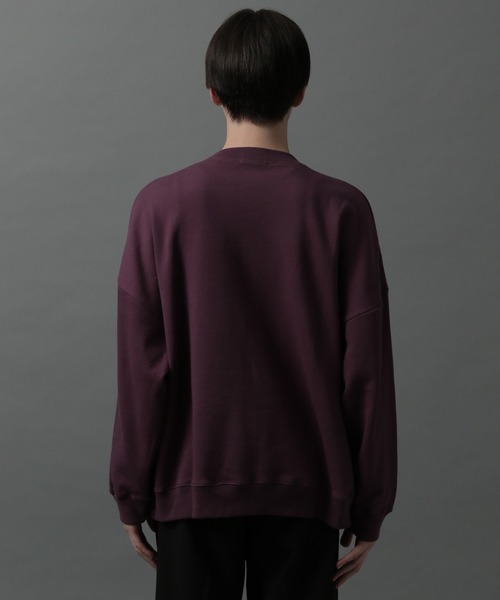 HARE（ハレ）の「フラワーステッチスウェット(HARE)（スウェット・メンズ・ブラック/パープル/オフホワイト・SMALL/MEDIUM）」の16枚目の写真