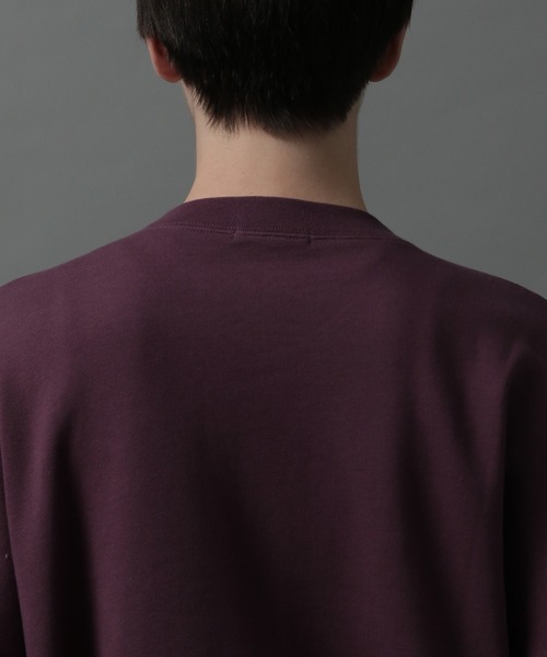 HARE（ハレ）の「フラワーステッチスウェット(HARE)（スウェット・メンズ・ブラック/パープル/オフホワイト・SMALL/MEDIUM）」の8枚目の写真