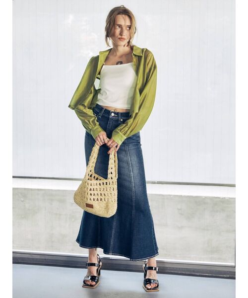 EVRIS（エヴリス）の「CrochetショルダーBAG（ショルダーバッグ・レディース・パープル/グリーン/ベージュ・FREE）」の9枚目の写真