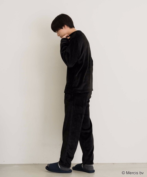 Miffy（ ミッフィー）の「【MIFFY/ミッフィー】別注ボアルームウェアセット（ルームウェア/パジャマ・メンズ・ブラック/ベージュ系その他/グレー系その他/ホワイト系その他/チャコールグレー/ベージュ/ホワイト/ブラック系その他・X-LARGE/MEDIUM/LARGE）」の9枚目の写真