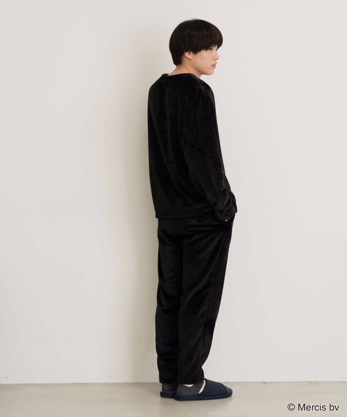 Miffy（ ミッフィー）の「【MIFFY/ミッフィー】別注ボアルームウェアセット（ルームウェア/パジャマ・メンズ・ブラック/ベージュ系その他/グレー系その他/ホワイト系その他/チャコールグレー/ベージュ/ホワイト/ブラック系その他・X-LARGE/MEDIUM/LARGE）」の11枚目の写真