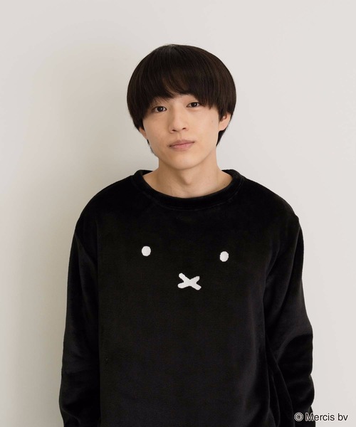 Miffy（ ミッフィー）の「【MIFFY/ミッフィー】別注ボアルームウェアセット（ルームウェア/パジャマ・メンズ・ブラック/ベージュ系その他/グレー系その他/ホワイト系その他/チャコールグレー/ベージュ/ホワイト/ブラック系その他・X-LARGE/MEDIUM/LARGE）」の14枚目の写真