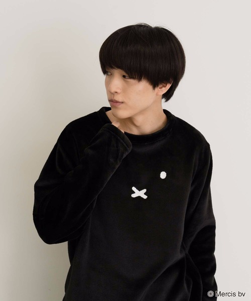 Miffy（ ミッフィー）の「【MIFFY/ミッフィー】別注ボアルームウェアセット（ルームウェア/パジャマ・メンズ・ブラック/ベージュ系その他/グレー系その他/ホワイト系その他/チャコールグレー/ベージュ/ホワイト/ブラック系その他・X-LARGE/MEDIUM/LARGE）」の15枚目の写真