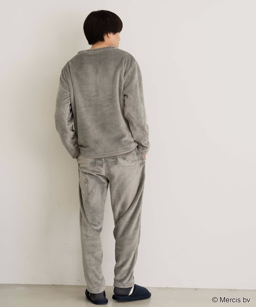 Miffy（ ミッフィー）の「【MIFFY/ミッフィー】別注ボアルームウェアセット（ルームウェア/パジャマ・メンズ・ブラック/ベージュ系その他/グレー系その他/ホワイト系その他/チャコールグレー/ベージュ/ホワイト/ブラック系その他・X-LARGE/MEDIUM/LARGE）」の22枚目の写真