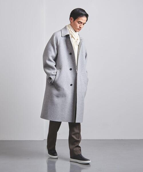 極美品＜UNITED ARROWS＞ リバー レス/ラグラン バルカラー コート UNITED ARROWS（ユナイテッドアローズ）の「＜UNITED ARROWS＞ リバー