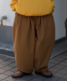 フェイクウールバルーンパンツ