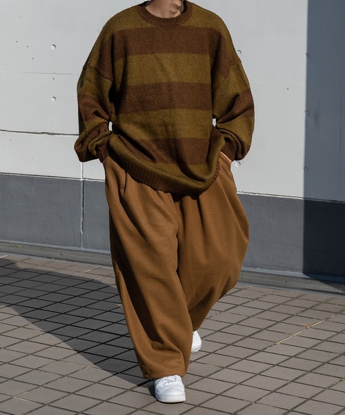 kutir（クティール）の「フェイクウールバルーンパンツ（その他パンツ・メンズ・オレンジ/イエロー/カーキ/キャメル/ブラウン・MEDIUM/LARGE）」の6枚目の写真