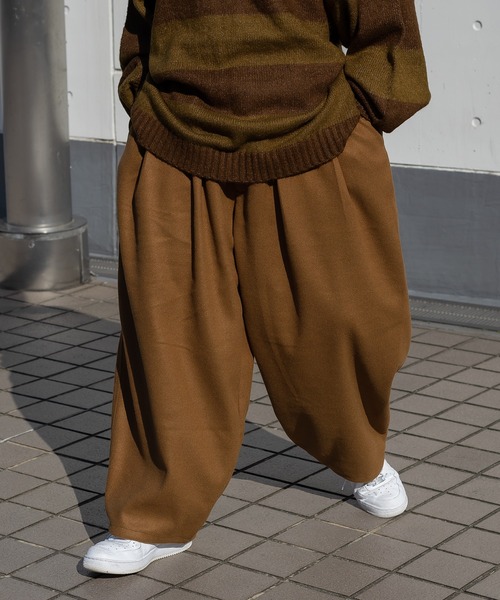 kutir（クティール）の「フェイクウールバルーンパンツ（その他パンツ・メンズ・オレンジ/イエロー/カーキ/キャメル/ブラウン・MEDIUM/LARGE）」の18枚目の写真