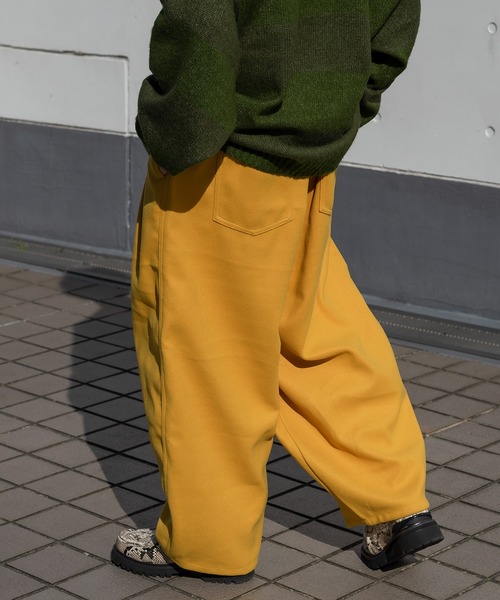 kutir（クティール）の「フェイクウールバルーンパンツ（その他パンツ・メンズ・オレンジ/イエロー/カーキ/キャメル/ブラウン・MEDIUM/LARGE）」の11枚目の写真