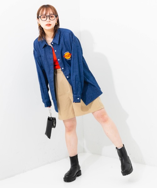 nemne store(ネンネストア)の「タック入りショートパンツ / セットアップ可能(その他パンツ・レディース・ライトブラウン/ベージュ・フリー)」の13枚目の写真
