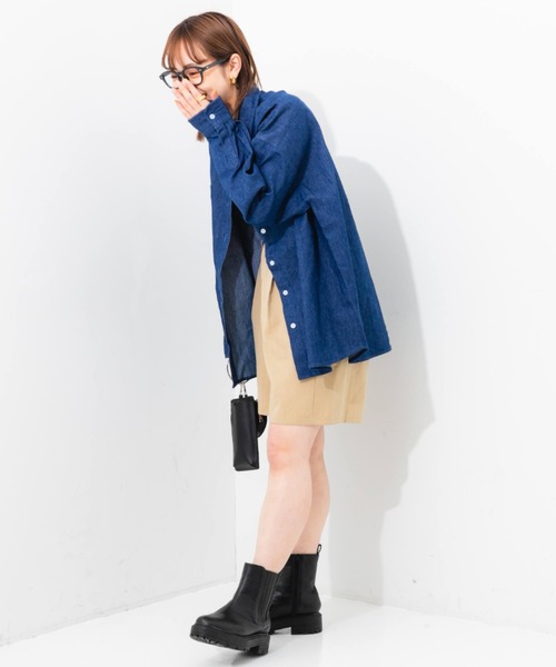 nemne store(ネンネストア)の「タック入りショートパンツ / セットアップ可能(その他パンツ・レディース・ライトブラウン/ベージュ・フリー)」の14枚目の写真