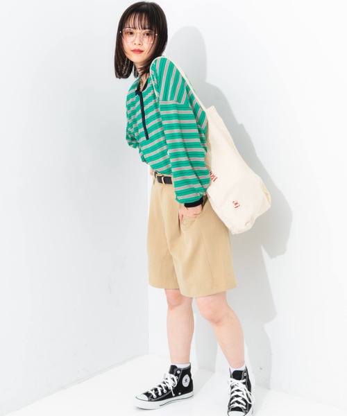 nemne store(ネンネストア)の「タック入りショートパンツ / セットアップ可能(その他パンツ・レディース・ライトブラウン/ベージュ・フリー)」の16枚目の写真