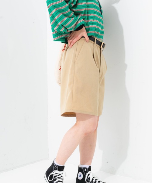 nemne store(ネンネストア)の「タック入りショートパンツ / セットアップ可能(その他パンツ・レディース・ライトブラウン/ベージュ・フリー)」の22枚目の写真