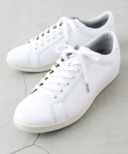 TETE HOMME（テットオム）の「【WEB限定】スムースレザースニーカー（スニーカー・メンズ・ホワイト/ブラック/ホワイト×ブラック/ブラック系1/ホワイト系1・MEDIUM/LARGE/X-LARGE）」の14枚目の写真