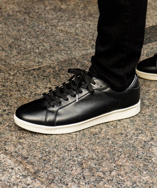 TETE HOMME（テットオム）の「【WEB限定】スムースレザースニーカー（スニーカー・メンズ・ホワイト/ブラック/ホワイト×ブラック/ブラック系1/ホワイト系1・MEDIUM/LARGE/X-LARGE）」の18枚目の写真