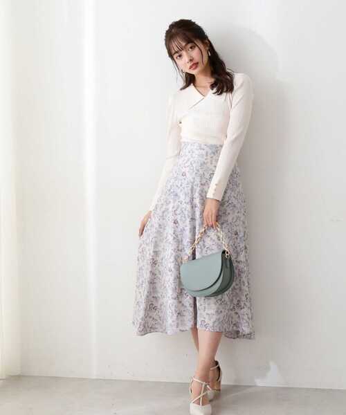 PROPORTION BODY DRESSING（プロポーションボディドレッシング）の「Ｖネック襟付きニット / 1212170107（ニット/セーター・レディース・ネイビー/オフホワイト/イエロー系その他・SMALL/MEDIUM）」の22枚目の写真