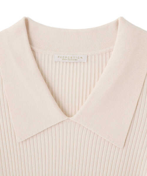 PROPORTION BODY DRESSING（プロポーションボディドレッシング）の「Ｖネック襟付きニット / 1212170107（ニット/セーター・レディース・ネイビー/オフホワイト/イエロー系その他・SMALL/MEDIUM）」の18枚目の写真