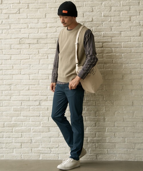 ikka（イッカ）の「【芸能人着用】GOKU楽パンツ EASY STRETCH イージーストレッチ 5P（その他パンツ・メンズ・ブルー/ダークオリーブ/ホワイト/ネイビー/ベージュ系その他/ワイン・XL/L/M/S）」の16枚目の写真