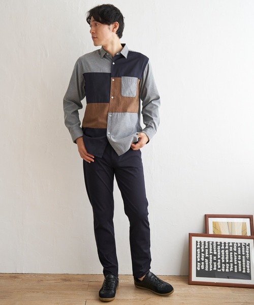 ikka（イッカ）の「【芸能人着用】GOKU楽パンツ EASY STRETCH イージーストレッチ 5P（その他パンツ・メンズ・ブルー/ダークオリーブ/ホワイト/ネイビー/ベージュ系その他/ワイン・XL/L/M/S）」の19枚目の写真