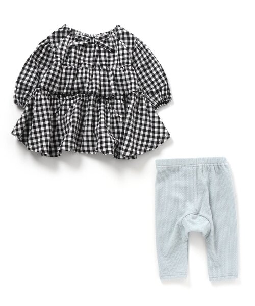 BREEZE（ブリーズ）の「ベビーティアードセットアップ（その他ベビーウェア・キッズ・ピンク/ブラック・80/70）」の8枚目の写真