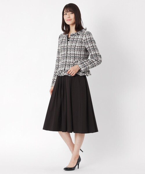 美品　TO BE CHIC ミックスヤーンファンシージャケット 楽天市場】【L】ミックスヤーンファンシー ロングジャケット