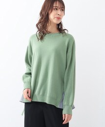 DRESKIP | サイドリボン切り替えニット(ニット/セーター)