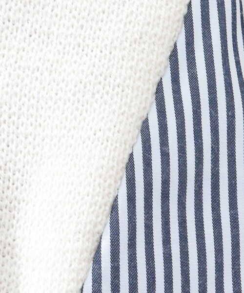 DRESKIP（ドレスキップ）の「◆サイドリボン切り替えニット（ニット/セーター・レディース・オフホワイト/ライトグリーン/グレー系その他/レモンイエロー・02/03/04）」の9枚目の写真