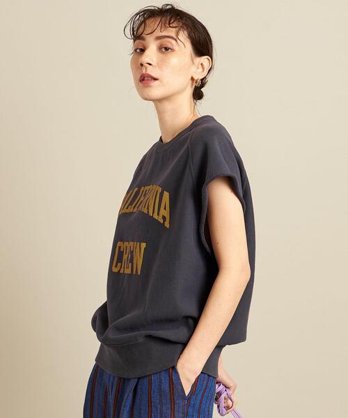 BEAUTY&YOUTH UNITED ARROWS（ビューティーアンドユースユナイテッドアローズ）の「BY ロゴプリントショートスリーブスウェットプルオーバー ∴（スウェット・レディース・ネイビー/オフホワイト/コバルトブルー・FREE）」の11枚目の写真