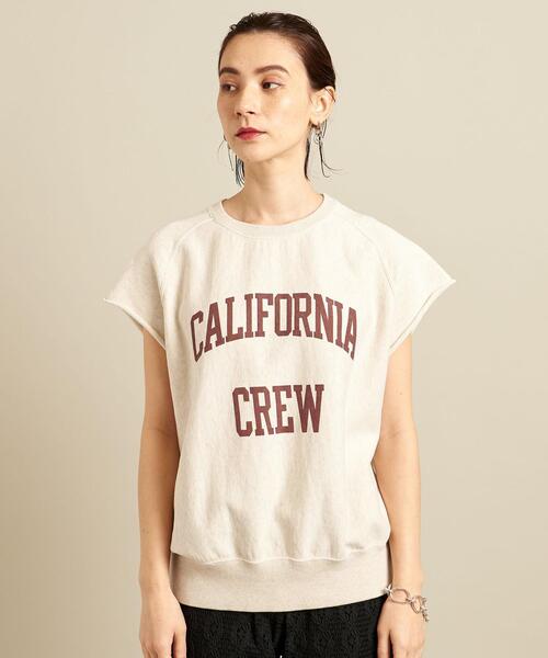 BEAUTY&YOUTH UNITED ARROWS（ビューティーアンドユースユナイテッドアローズ）の「BY ロゴプリントショートスリーブスウェットプルオーバー ∴（スウェット・レディース・ネイビー/オフホワイト/コバルトブルー・FREE）」の16枚目の写真