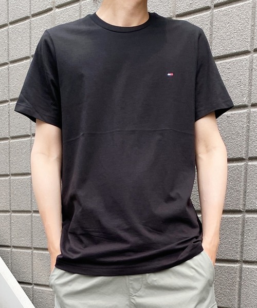 TOMMY HILFIGER(トミーヒルフィガー)の「TOMMY HILFIGER(トミーヒルフィガー) / Core Flag Tee フラッグロゴワンポイント刺繍Tシャツ(Tシャツ/カットソー・メンズ・ホワイト/ブラック/ネイビー/グレー・S/M/L)」の22枚目の写真