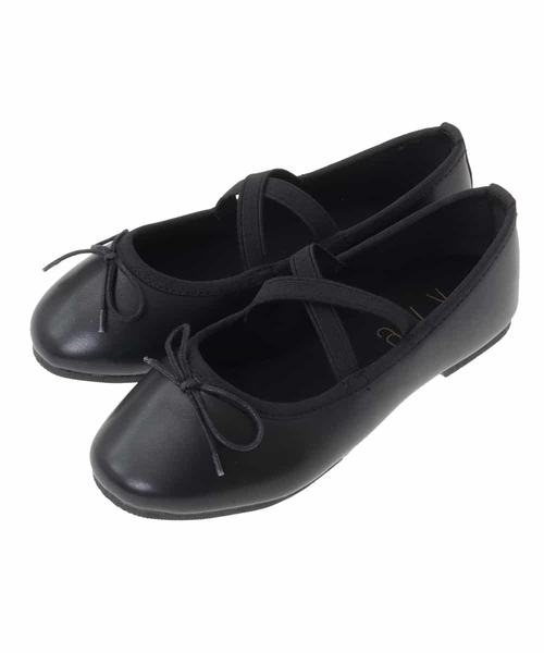 a.v.v（アーヴェヴェ）の「[KIDS]リボンバレエシューズ[WEB限定サイズ]（バレエシューズ・キッズ・シルバー/ライトパープル/ブラック/アイボリー・19/21/18/23/20/22）」の11枚目の写真