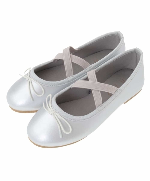 a.v.v（アーヴェヴェ）の「[KIDS]リボンバレエシューズ[WEB限定サイズ]（バレエシューズ・キッズ・シルバー/ライトパープル/ブラック/アイボリー・19/21/18/23/20/22）」の12枚目の写真