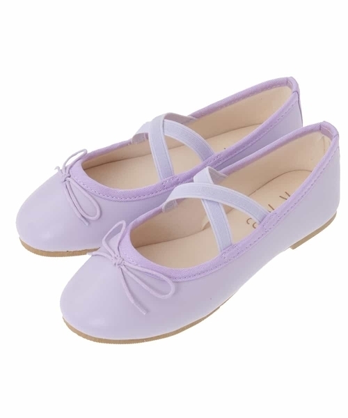 a.v.v（アーヴェヴェ）の「[KIDS]リボンバレエシューズ[WEB限定サイズ]（バレエシューズ・キッズ・シルバー/ライトパープル/ブラック/アイボリー・19/21/18/23/20/22）」の14枚目の写真