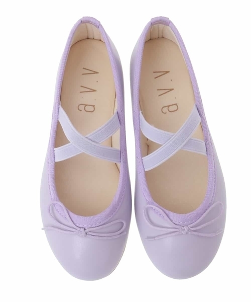 a.v.v（アーヴェヴェ）の「[KIDS]リボンバレエシューズ[WEB限定サイズ]（バレエシューズ・キッズ・シルバー/ライトパープル/ブラック/アイボリー・19/21/18/23/20/22）」の19枚目の写真