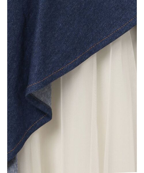 RESEXXY(リゼクシー)の「チュールドッキングボリュームスカート(スカート・レディース・ミント/アイボリー/インディゴブルー・FREE)」の9枚目の写真