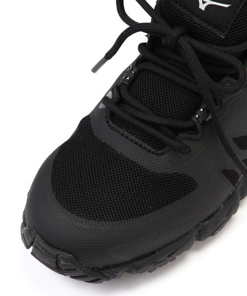 【極美品】MIZUNO スニーカー 27.5㎝ gore-tex BLACK MIZUNO/ミズノ ゴアテックス防水スニーカー（WAVE MUJIN GTX