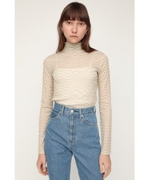 WAVY PATTERN CUT TOPS カット トップス