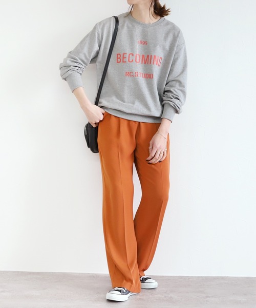 reca(レカ)の「ロゴスウェット(Tシャツ/カットソー・レディース・ベージュ/グレー/グレー系その他・FREE)」の13枚目の写真