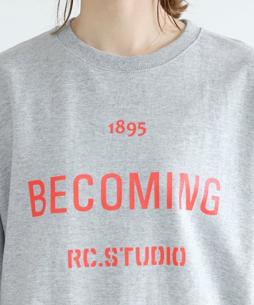 reca(レカ)の「ロゴスウェット(Tシャツ/カットソー・レディース・ベージュ/グレー/グレー系その他・FREE)」の9枚目の写真