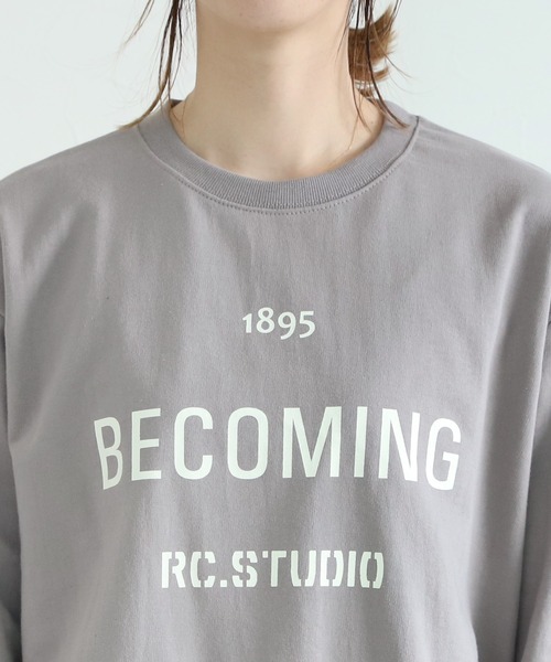 reca(レカ)の「ロゴスウェット(Tシャツ/カットソー・レディース・ベージュ/グレー/グレー系その他・FREE)」の16枚目の写真