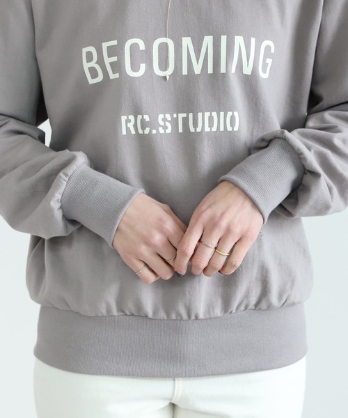 reca(レカ)の「ロゴスウェット(Tシャツ/カットソー・レディース・ベージュ/グレー/グレー系その他・FREE)」の17枚目の写真