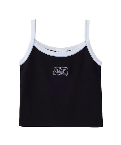 X-girl(エックスガール)の「WORD BOX LOGO CAMISOLE(キャミソール・レディース・ブルー/ブラック/ホワイト・S/M)」の14枚目の写真