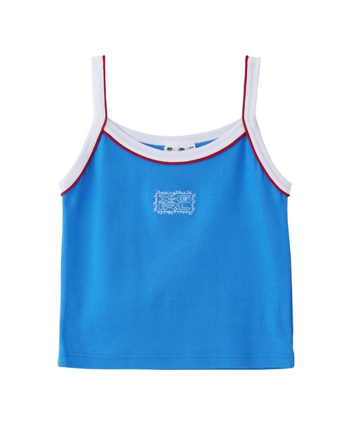 X-girl（エックスガール）の「WORD BOX LOGO CAMISOLE（キャミソール