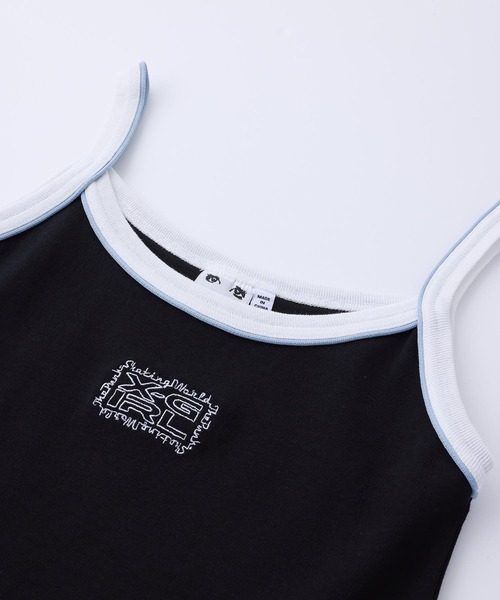X-girl(エックスガール)の「WORD BOX LOGO CAMISOLE(キャミソール・レディース・ブルー/ブラック/ホワイト・S/M)」の8枚目の写真