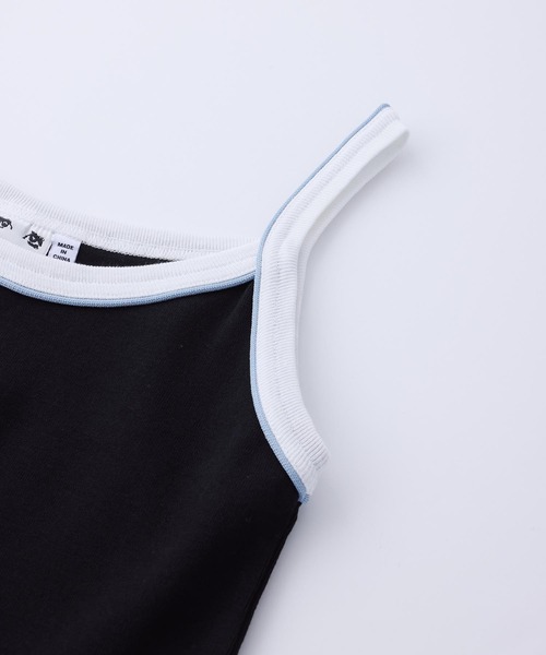 X-girl(エックスガール)の「WORD BOX LOGO CAMISOLE(キャミソール・レディース・ブルー/ブラック/ホワイト・S/M)」の9枚目の写真