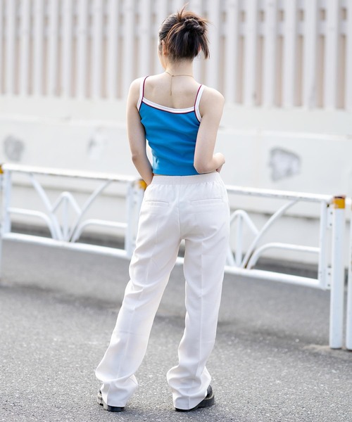 X-girl(エックスガール)の「WORD BOX LOGO CAMISOLE(キャミソール・レディース・ブルー/ブラック/ホワイト・S/M)」の18枚目の写真